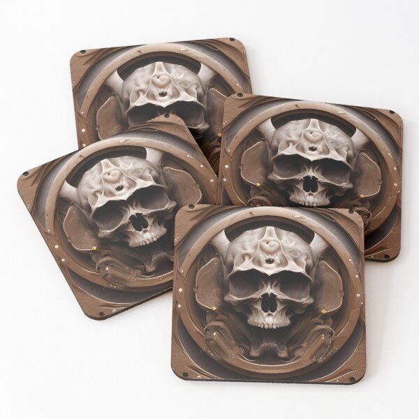 Item preview, Woodworked skull designed and sold by amac1662.