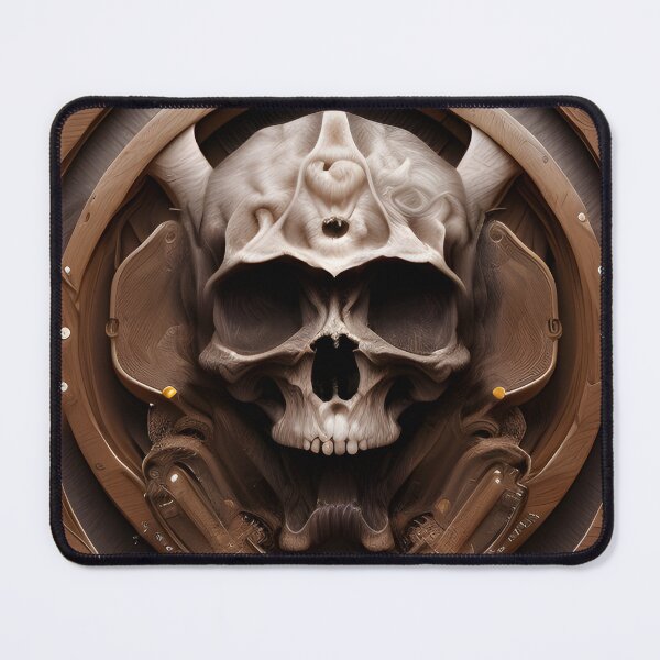 Item preview, Woodworked skull designed and sold by amac1662.