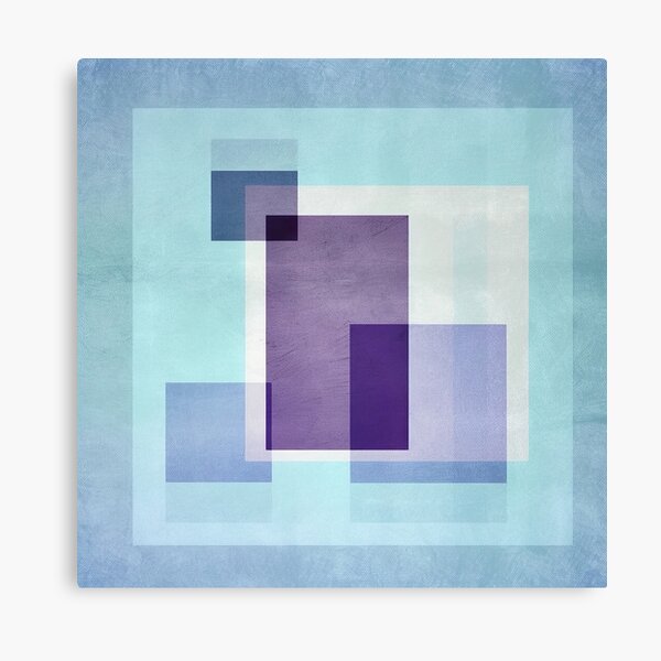 Minimalist geometric shapes Canvas Print
