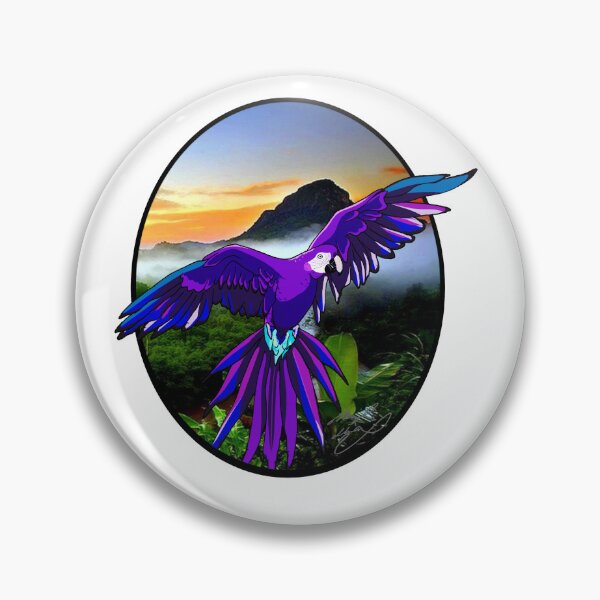 Item preview, ¡Loro guacamayo morado volando! 1 designed and sold by Michael Dijamco.