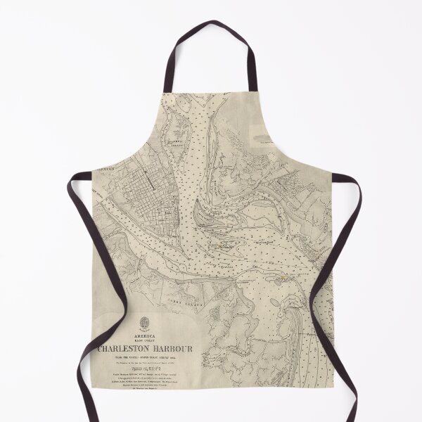 Item preview, Vintage Charleston SC Map (1869) The Holy City South Carolina Atlas designed and sold by BravuraMedia.