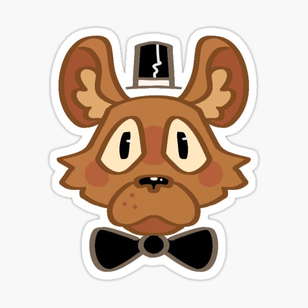 Fazbear Security -Gold Sticker for Sale by Clyde Keen