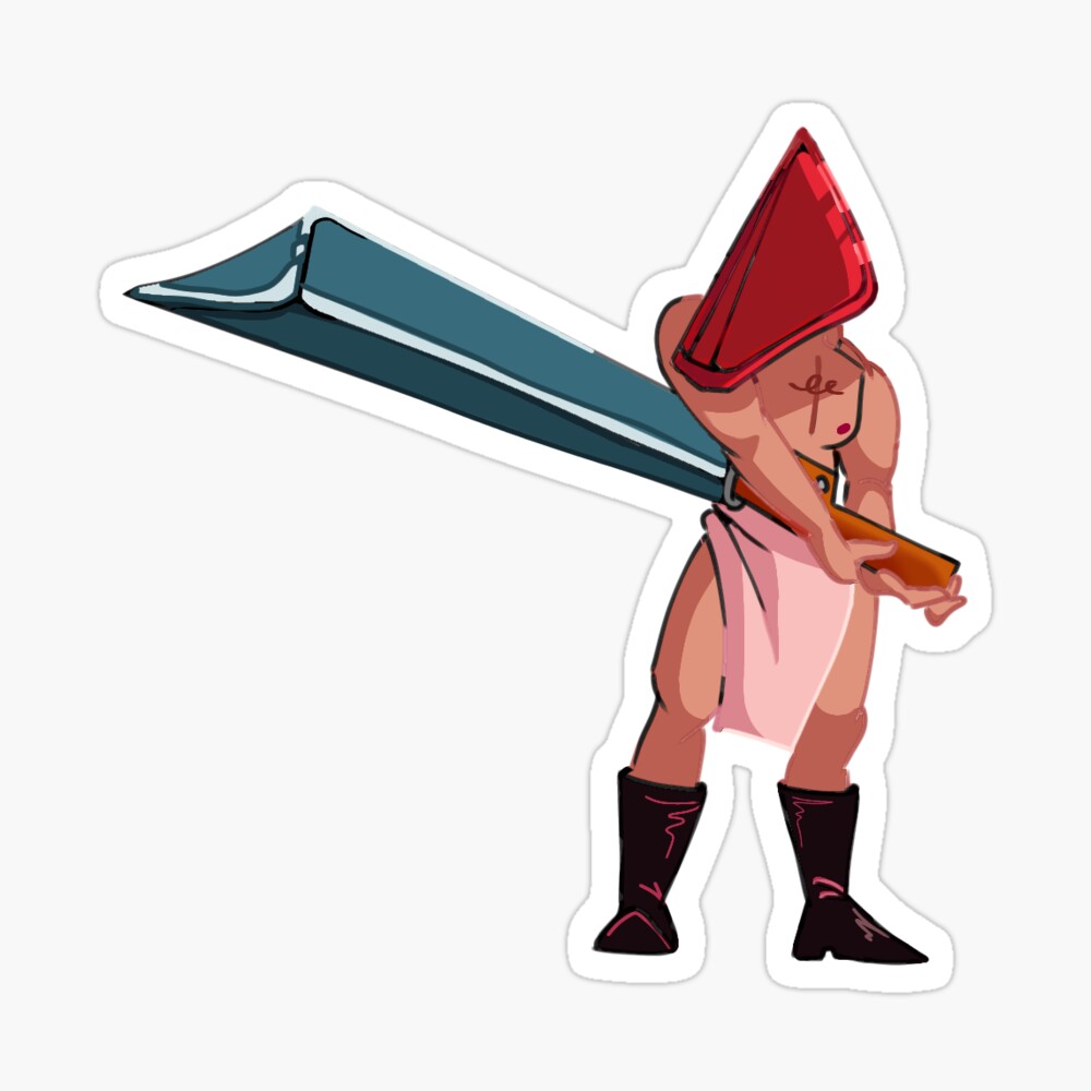 Pyramid Head Sticker for Sale by eriowos