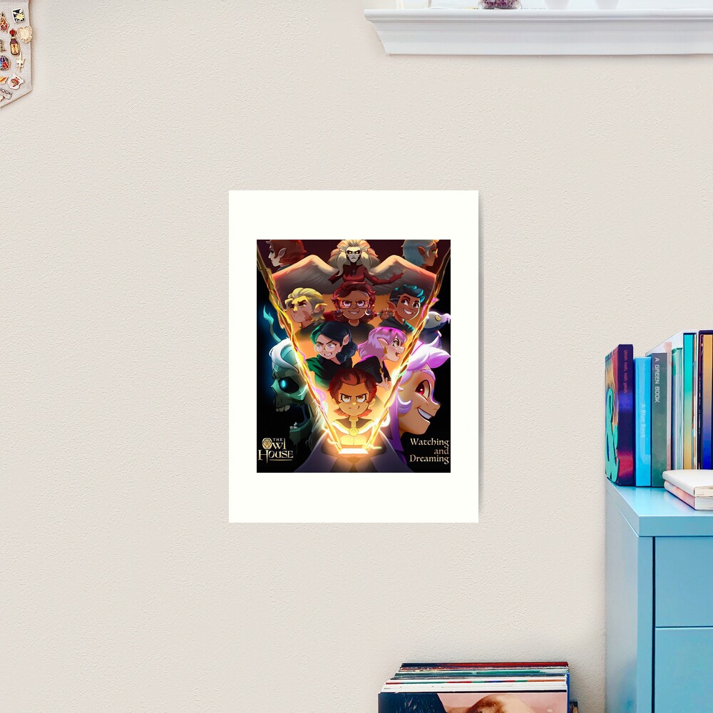 color wheel of the owl house, an art print by Jessie - INPRNT