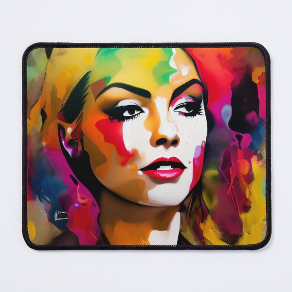 Item preview, Digital art abstract portrait | retro aesthetics  designed and sold by CiceroSpin.