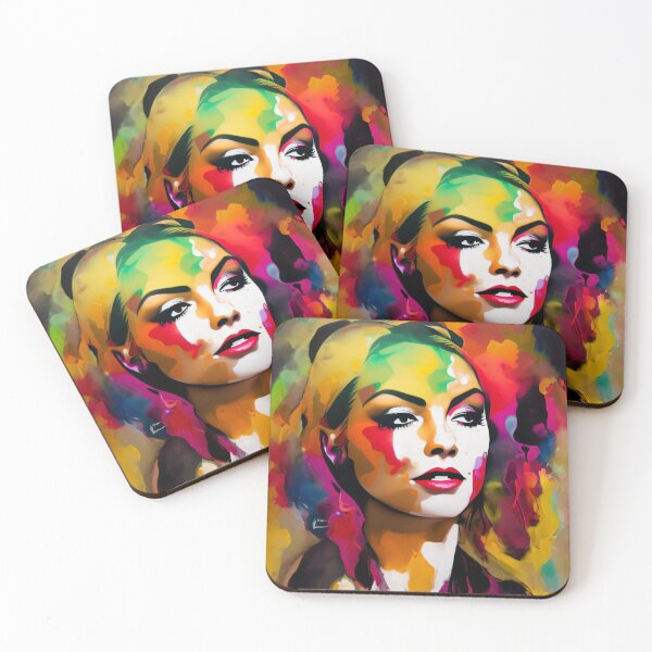 Item preview, Digital art abstract portrait | retro aesthetics  designed and sold by CiceroSpin.