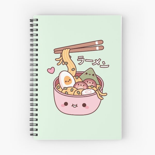 Item preview, Kawaii Japanese Ramen Noodles Doodle designed and sold by rustydoodle.