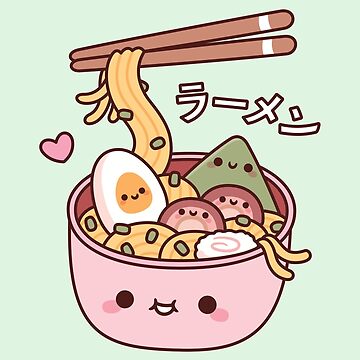 Kawaii Ramen Food Stickers — San José Made