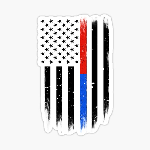 4x4 Truck Bed Decals THIN RED LINE MATTE BLACK Firefighter 