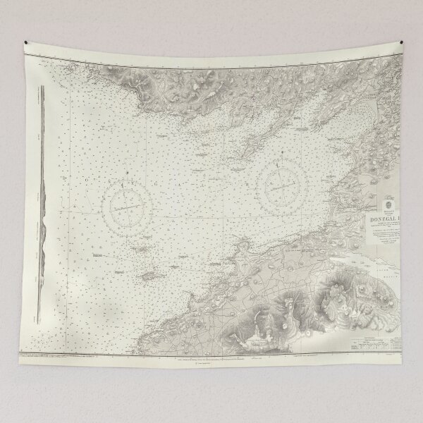 Item preview, Vintage Donegal Bay Ireland Nautical Map (1859) Northwestern Irish Inlet Atlas designed and sold by BravuraMedia.