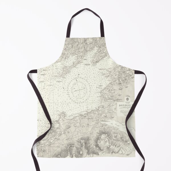 Item preview, Vintage Donegal Bay Ireland Nautical Map (1859) Northwestern Irish Inlet Atlas designed and sold by BravuraMedia.