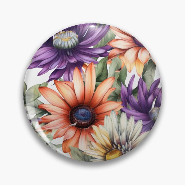 Item preview, African Daisy Floral Patterns 08 designed and sold by PixelPastry.
