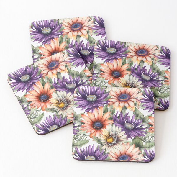 Item preview, African Daisy Floral Patterns 08 designed and sold by PixelPastry.
