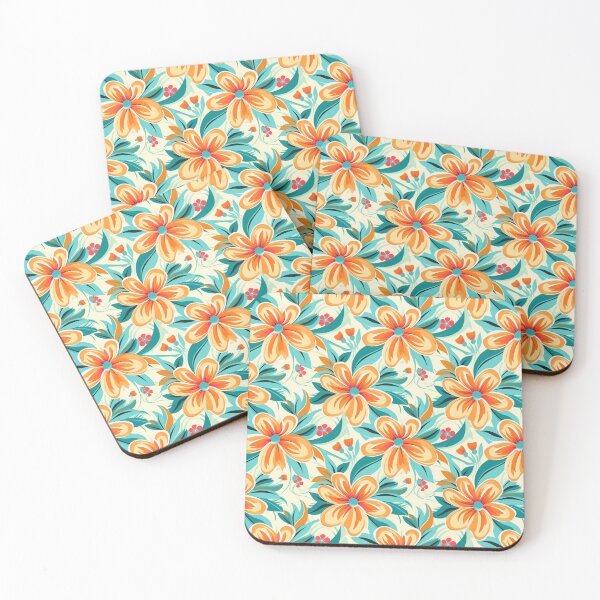 Item preview, Vibrant Orange Flowers Blooming in Sunshine designed and sold by She was a  Dreamer....