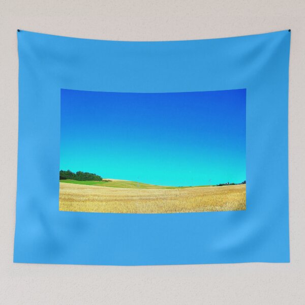 Item preview, Scenery from Chiaravalle Abbey with cultivated fields designed and sold by Kristina Drozd.