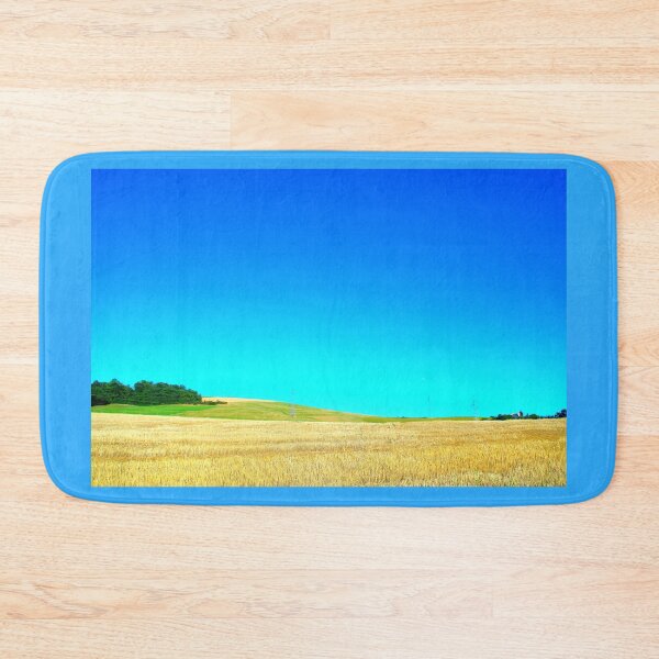 Item preview, Scenery from Chiaravalle Abbey with cultivated fields designed and sold by Kristina Drozd.