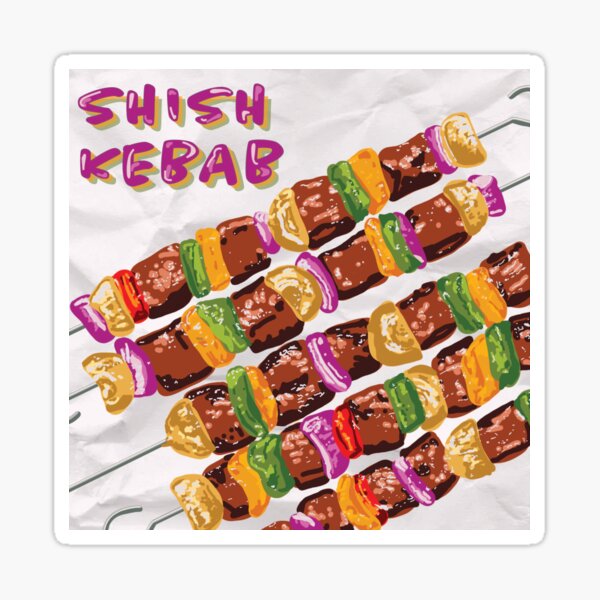 Shish Kebab Sticker
