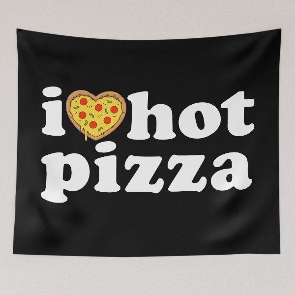 Item preview, I Love Hot Pizza designed and sold by TeeArcade84.
