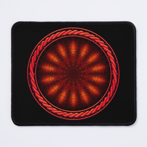 Artikelvorschau, Kaleidoscope Ominous Red in Celtic Circle Frame 32 entworfen und verkauft von Swabcraft.