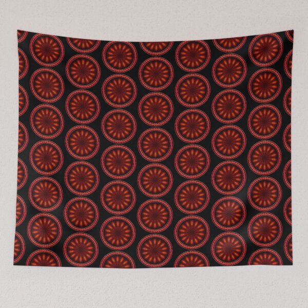 Artikelvorschau, Kaleidoscope Ominous Red in Celtic Circle Frame 32 entworfen und verkauft von Swabcraft.