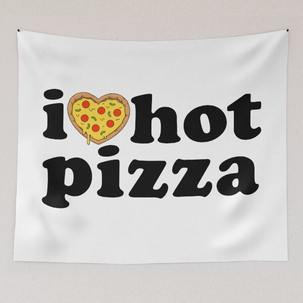 Item preview, I Love Hot Pizza designed and sold by TeeArcade84.