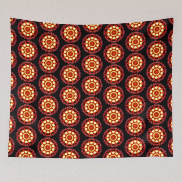 Artikelvorschau, Kaleidoscope Ominous Red in Celtic Circle Frame 34 entworfen und verkauft von Swabcraft.