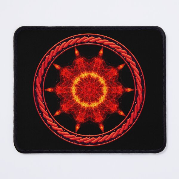 Item preview, Kaleidoscope Ominous Red in Celtic Circle Frame 37 designed and sold by Swabcraft.