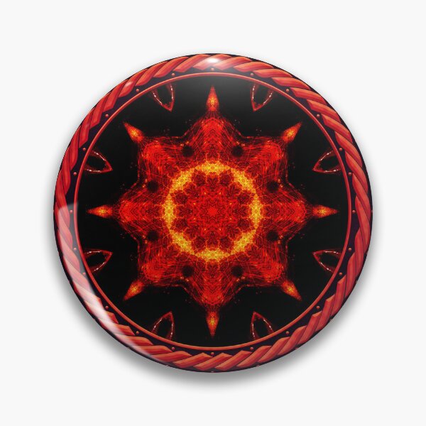 Artikelvorschau, Kaleidoscope Ominous Red in Celtic Circle Frame 38 entworfen und verkauft von Swabcraft.