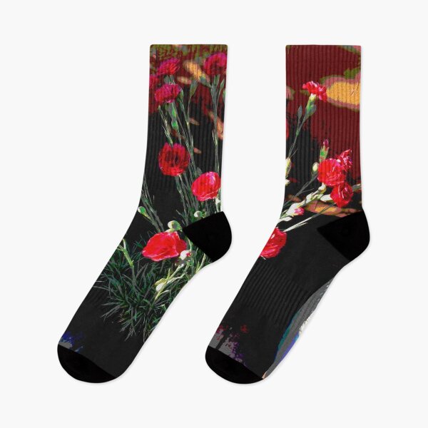 Item preview, RED CARNATIONS designed and sold by ArtbyRolleen.