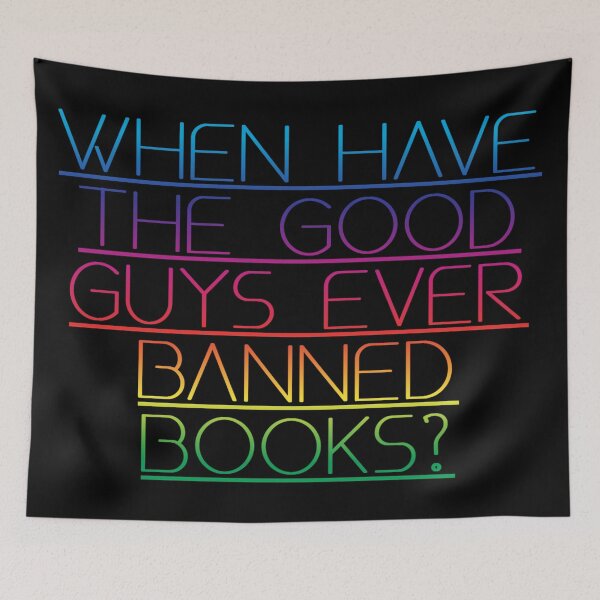Item preview, Do Good Guys Ban Books? designed and sold by ArchimedesPrime.