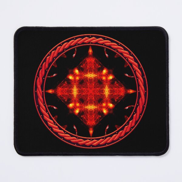 Artikelvorschau, Kaleidoscope Ominous Red in Celtic Circle Frame 40 entworfen und verkauft von Swabcraft.
