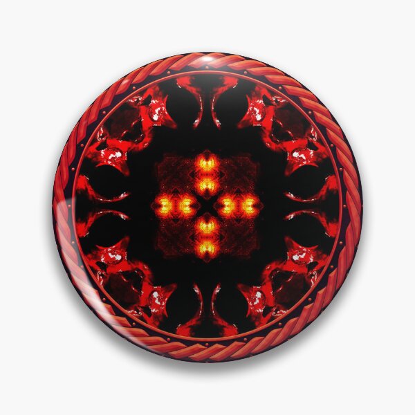 Item preview, Kaleidoscope Ominous Red in Celtic Circle Frame 41 designed and sold by Swabcraft.