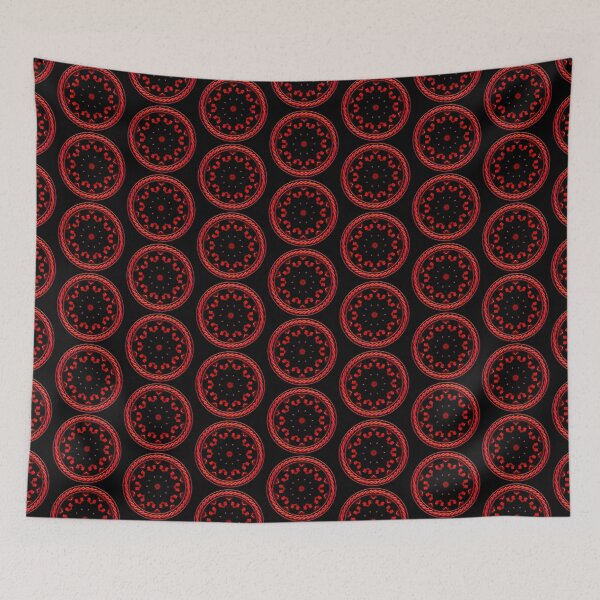 Artikelvorschau, Kaleidoscope Ominous Red in Celtic Circle Frame 43 entworfen und verkauft von Swabcraft.