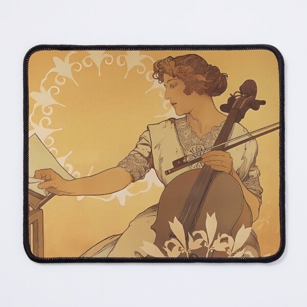 Item preview, Alphonse Mucha, Zdenka Cerny designed and sold by NouveauEra.