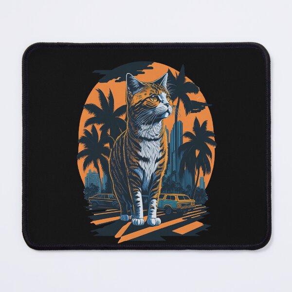 Item preview, Cute cat: Cuddle Meow, Cat retro  designed and sold by Paolospresent.
