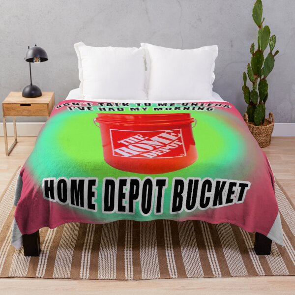 Item preview, dont talk to me unless ive had my morning home depot bucket designed and sold by imovrhere.