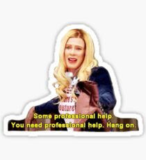 White Chicks You need professional help Sticker