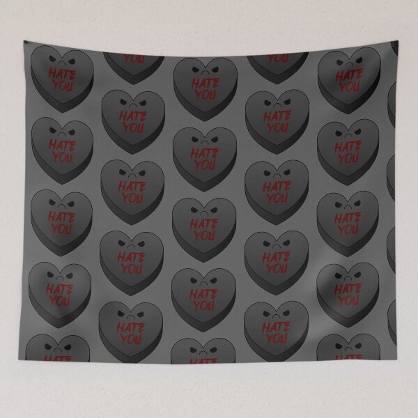 Item preview, kawaii black candy heart designed and sold by kittybox.
