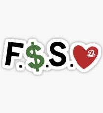 F Money Spread Love Forest Hills Drive Sticker