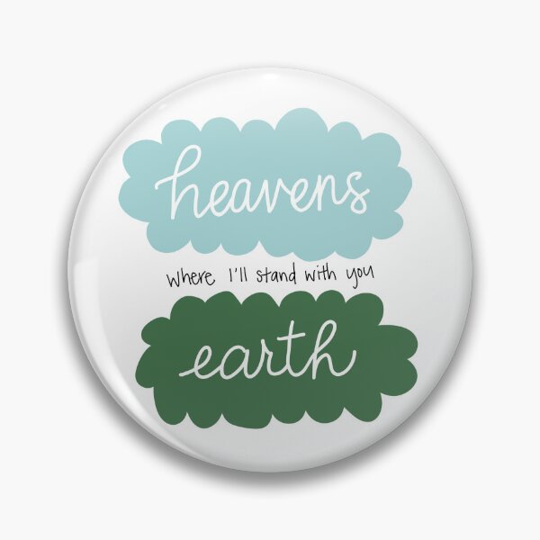 Item preview, I Will Stand With You Between The Heavens And The Earth designed and sold by BrushedByGrace.