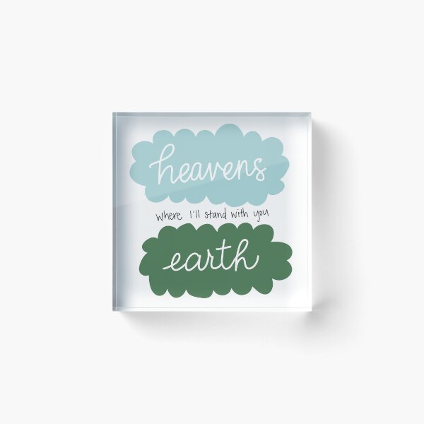 Item preview, I Will Stand With You Between The Heavens And The Earth designed and sold by BrushedByGrace.