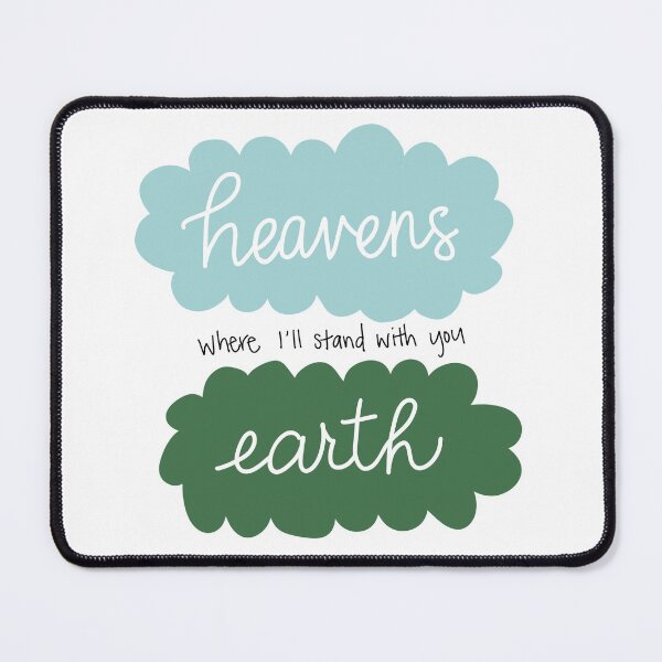 Item preview, I Will Stand With You Between The Heavens And The Earth designed and sold by BrushedByGrace.