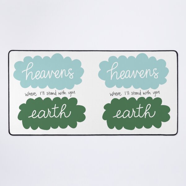 Item preview, I Will Stand With You Between The Heavens And The Earth designed and sold by BrushedByGrace.