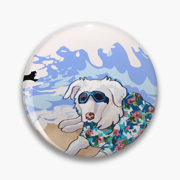 Item preview, BEACH PUP Australian Shepherd double merle designed and sold by thibodeauxsund.