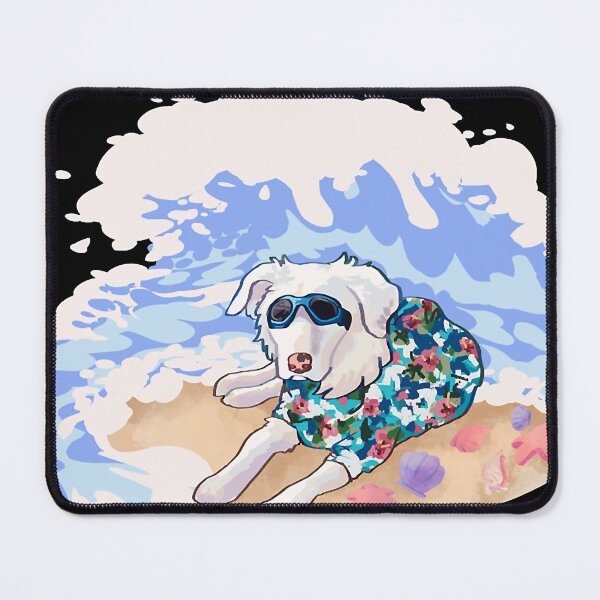 Item preview, BEACH PUP Australian Shepherd double merle designed and sold by thibodeauxsund.