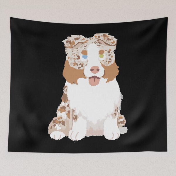 Item preview, Chibi RED MERLE AUSTRALIAN SHEPHERD designed and sold by thibodeauxsund.