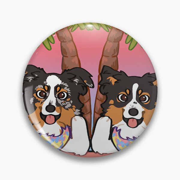 Item preview, mini Aussies on the beach during sunset black tri blue Merle mini American Shepherd (1) designed and sold by thibodeauxsund.