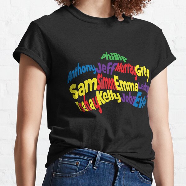 The Wiggles Logo T-Shirt All Sizes Kids TV Programme Emma Simon Anthony  Lachlan
