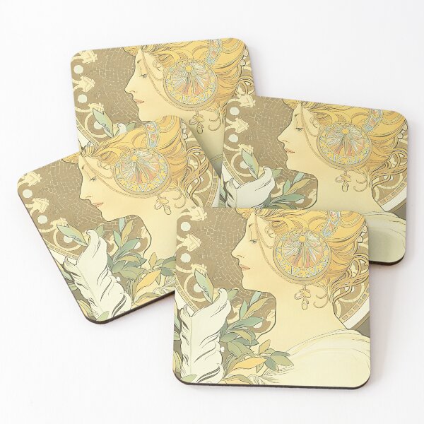 Item preview, Alphonse Mucha, The Quill, Art Nouveau designed and sold by NouveauEra.