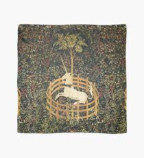 UNICORN AND GOTHIC FANTASY FLOWERS,FLORAL MOTIFS Scarf
